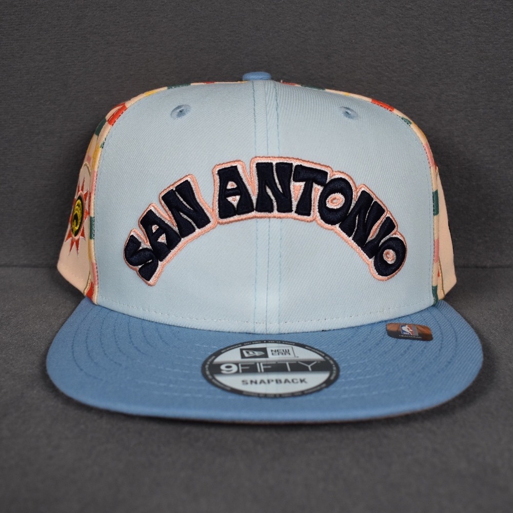 San Antonio Spurs New Era Light Blue 2024/25 City Edition 9FIFTY Snapback Hat